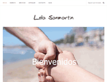 Tablet Screenshot of lolasanmartin.com